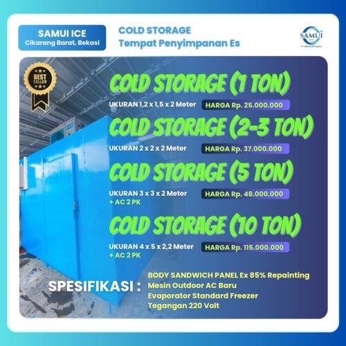 Cold Storage SAMUI ICE – Tempat Penyimpanan Es & Produk Beku (1–10 Ton) Cold Storage SAMUI ICE – Tempat Penyimpanan Es & Produk Beku (1–10 Ton)