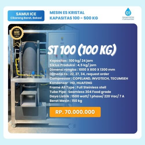 Mesin Es Kristal Terbaik SAMTECH ST 100 Mesin Es Kristal Terbaik SAMTECH ST 100