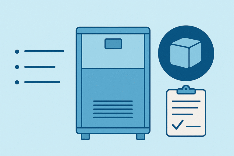 Spesifikasi Teknis Mesin Es dengan Benar
